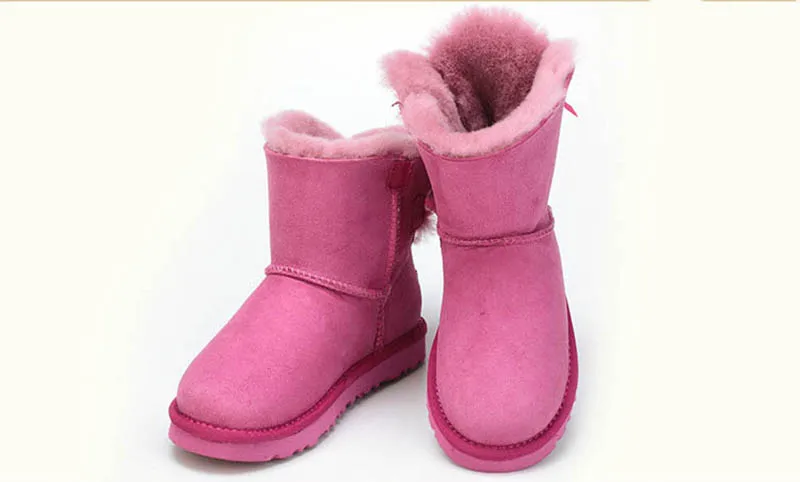 Женские зимние ботинки из натуральной овечьей кожи; натуральный мех; Модные ботильоны; женская теплая шерстяная обувь; зимние ботинки; обувь на резиновой подошве