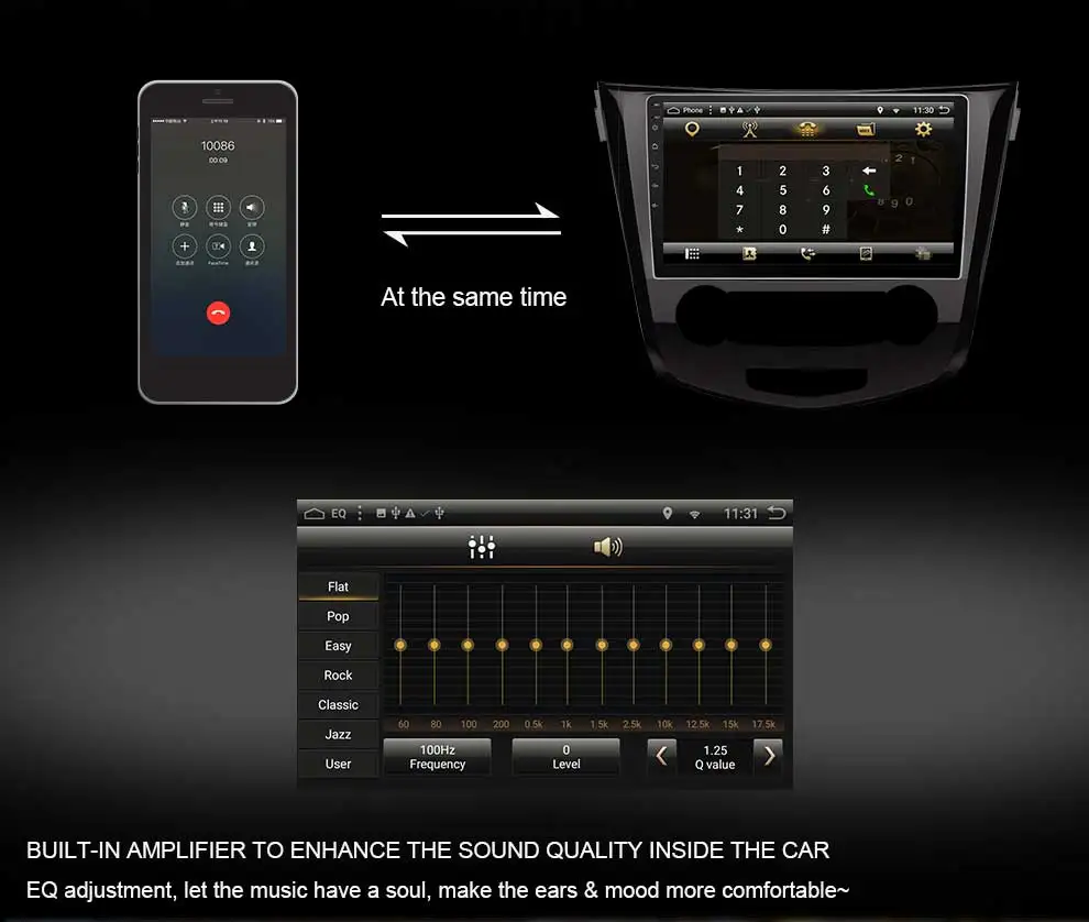 Flash Deal Eunavi 2 din 10.1 inch quad core Android 7.1 Multimedia Car Radio Stereo Player for Nissan Qashqai 2016 GPS Navigation Head unit 16