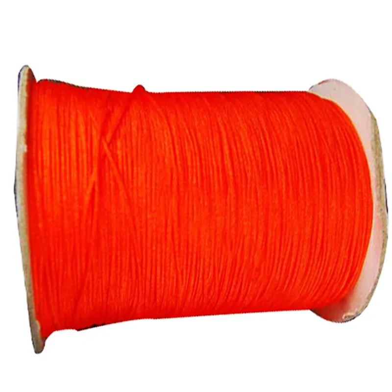 

1.5mm Neon Tangerine Rattail Satin Braid Nylon Cord+Macrame Rope Bracelet Beading Cords String Accessories 200m/Roll