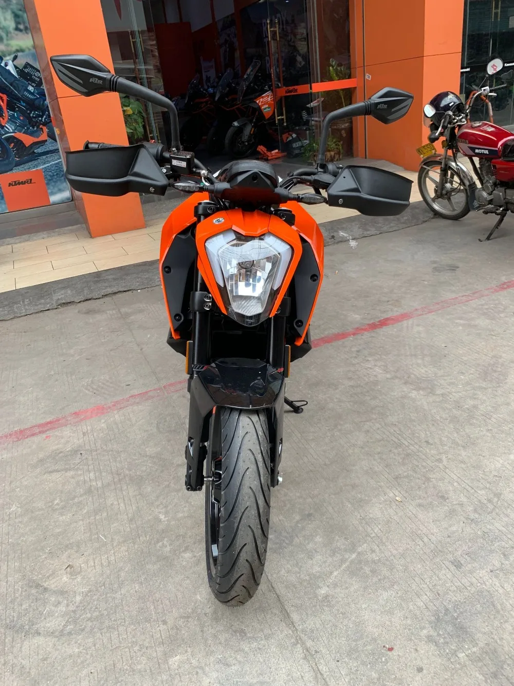 Защита для рук для KTM DUKE 250 390 защита рук кисть протектор руль оболочки Duke390 Duke250 2013