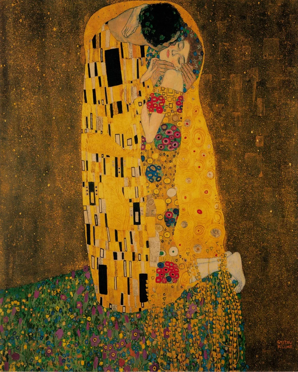 Gustav Klimt Printed Oil Painting on Canvas Wall Art Poster Prints