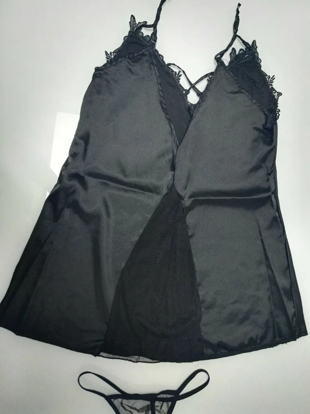 Сексуальное нижнее белье фиолетовое платье Babydoll Ночная одежда для сна один