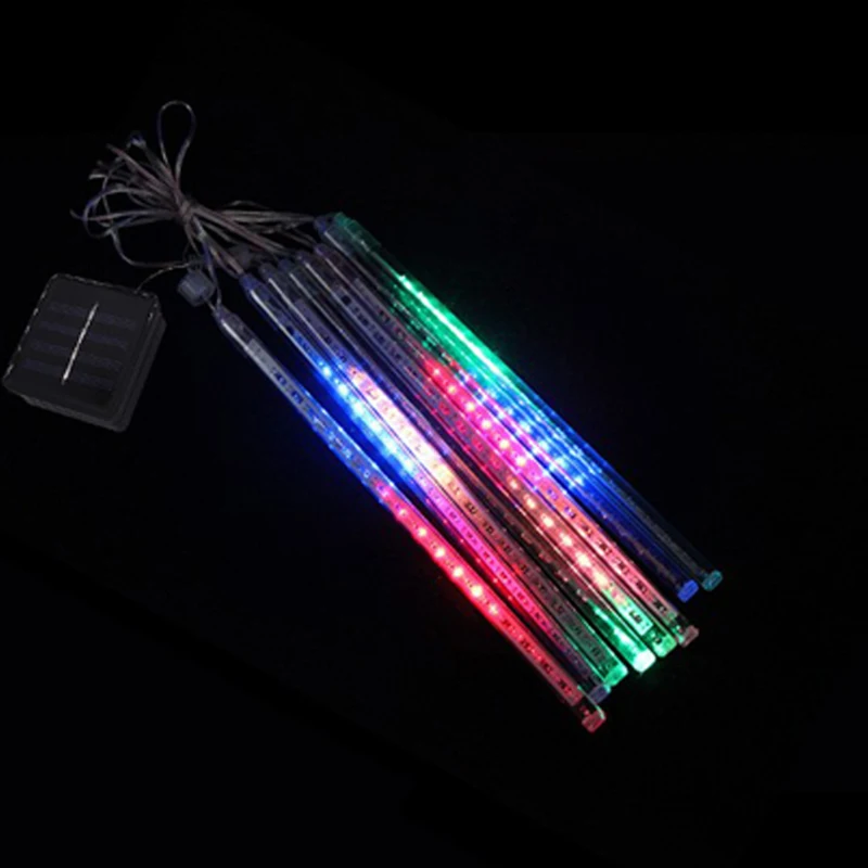 LEDs Solar Lamp Meteor Shower Rain Lights Outdoor Waterproof Christmas Solar String light for Wedding Party Decoration (10)