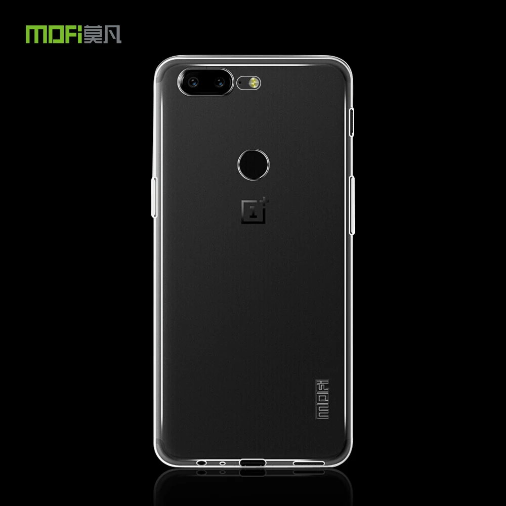 OnePlus 5t case original 6.01'' MOFi 5T A5010 cover silicon transparent soft TPU capas one plus back |