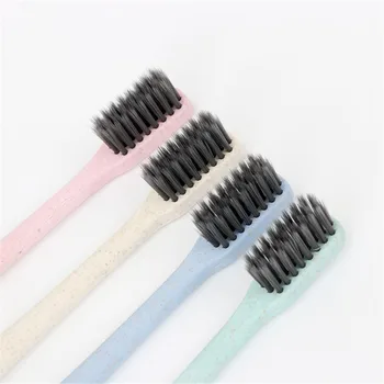 

New 3Pcs Environment-friendly Adults Toothbrush Soft Bamboo Fibre Toothbrushes Low-carbon Eco-friendly Oral Hygiene Tool XN490M