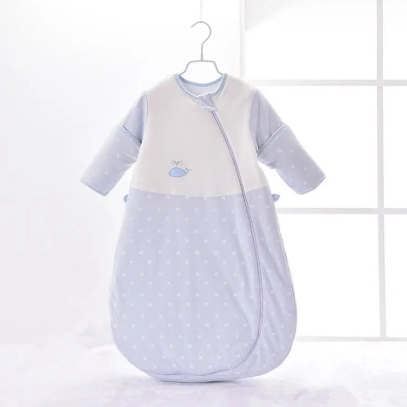 

Winter Kids Sleeping Bag Children Warm and Soft Long Sleeve Infant Sleeping Bag Cotton Sleep Sack