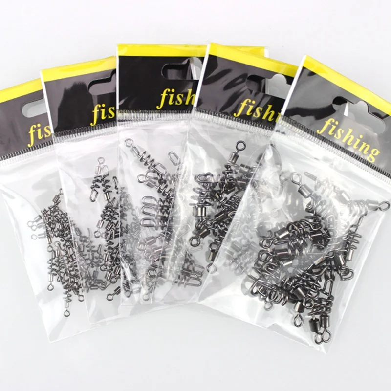 

20 Pieces Of Eight-Word Ring Convenient Swivel Quick Connector Fish Tank Rotary Connector Pin Solid Ring With Interlock