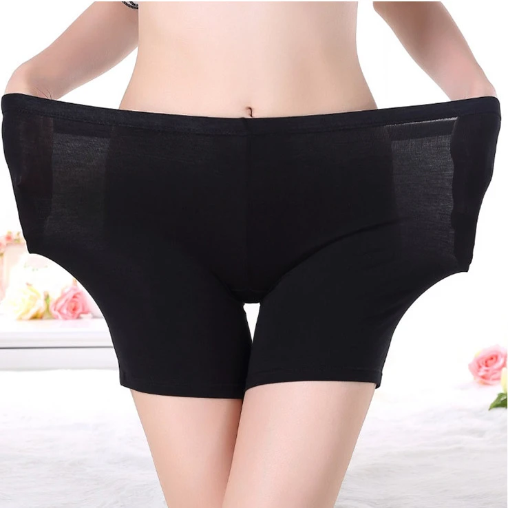 Soft and comfortable cotton material boxer shorts safety pants for women panties plus big size high waist ladies' underwear high waist panties