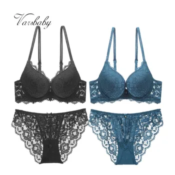 

Varsbaby sexy lace female push up temptation gather underwire 2 bra sets/lot