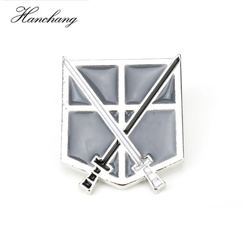 Hanchang Горячая фильм атака на Титанов Jewelry Shingeki нет Kyojin Скаутинг Легион брошь