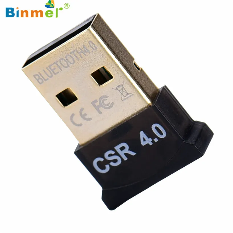 Binmer Мини беспроводной USB Bluetooth 4,0 адаптер ключ для ПК ноутбука Win XP Vista7/8/10 CSR4.0 Aug 24