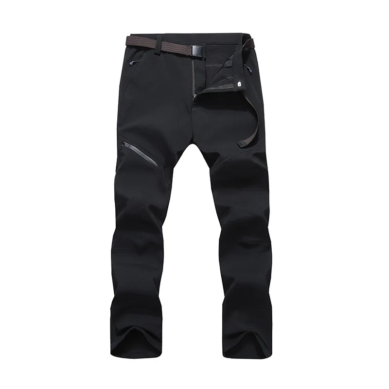 LUTU cálido invierno de los hombres al aire libre senderismo pantalones de lana elástico Trekking pantalones de escalada deportiva pantalones de esquí de las mujeres