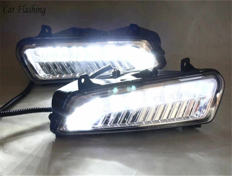 Автомобильная проблесковая 1 комплект для Volkswagen VW Polo 2010 2011 2012 2013 2014 светодиодный