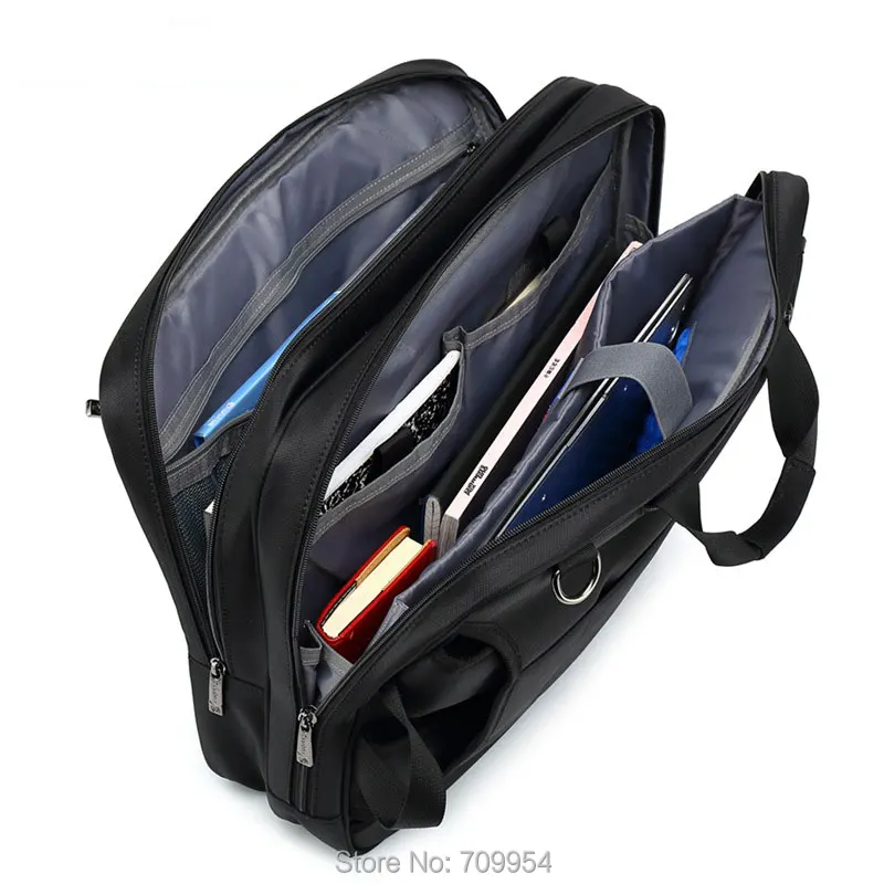 Сумка на плечо для ноутбука с большой ручкой рюкзак для ноутбука из нейлона 1" 17,3" чехол для Macbook sony acer