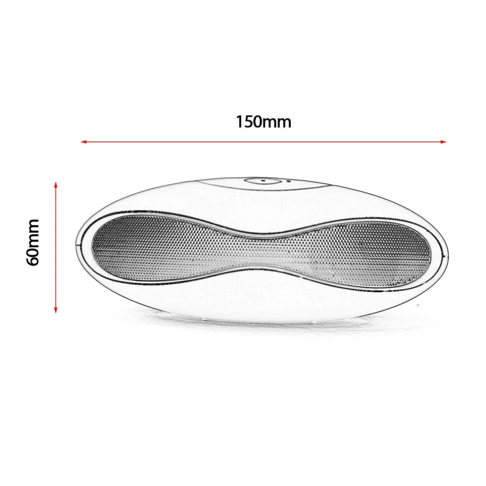 Wireless Loudspeaker Portable Stereo Sound Box For Smartphone Tablet Super Bass Bluetooth Speaker Durable Music Amplifier