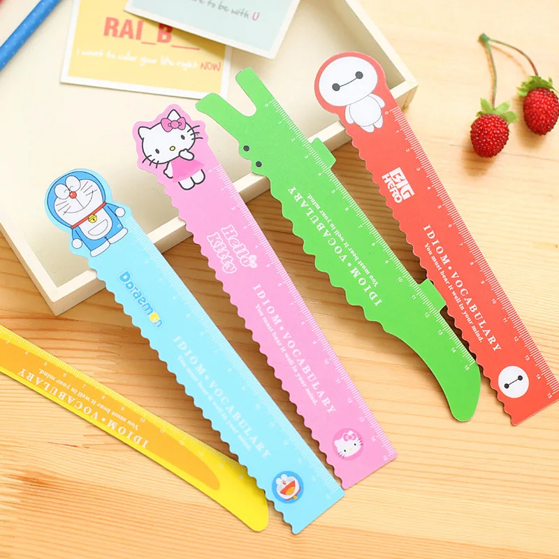 

Creative Magnetic Foldable Soft Ruler Bookmark Cartoon Ruler Study Tools For Kids Students Gift Office School Supply Stationery