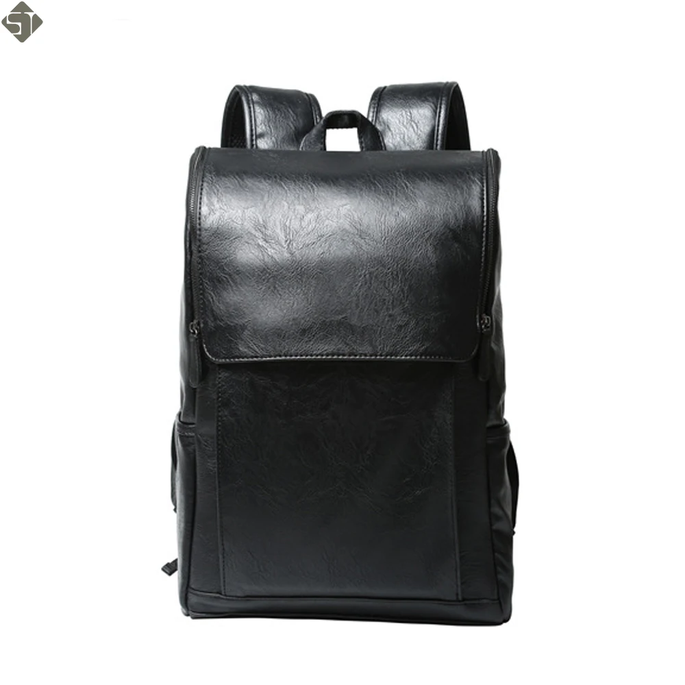 FUSHAN Brand Preppy Style Leather School Backpack Bag For College Simple Design Men Casual Daypacks mochila male New FUSHAN Brand Preppy Style Leather School Backpack Bag For College Simple Design Men Casual Daypacks mochila male New
