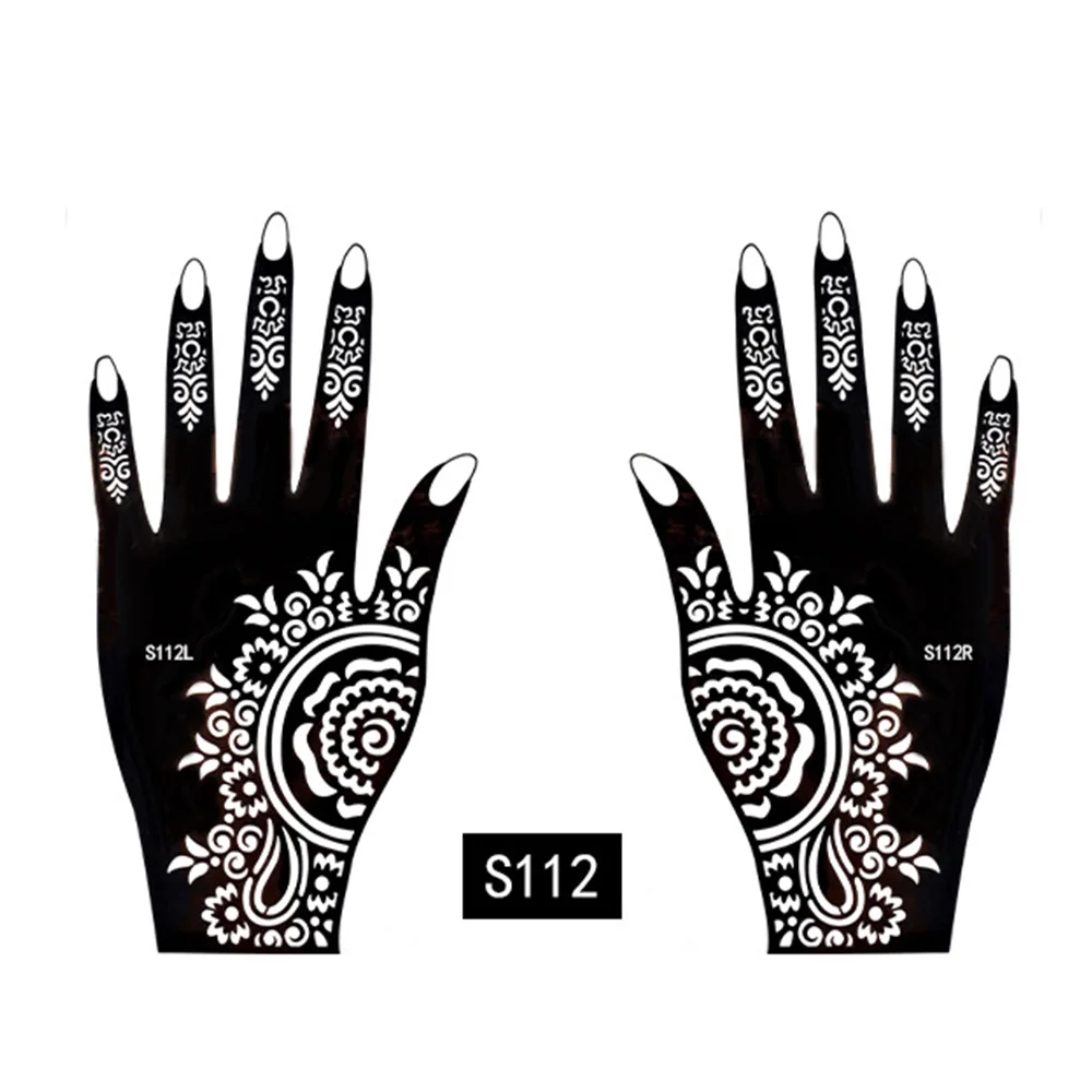 

ATOMUS Fashion 10 style Temporary Tattoo Body Art Indian Henna pattern Beauty Makeup Waterproof Fake Tattoo Arm Hand Tattoo
