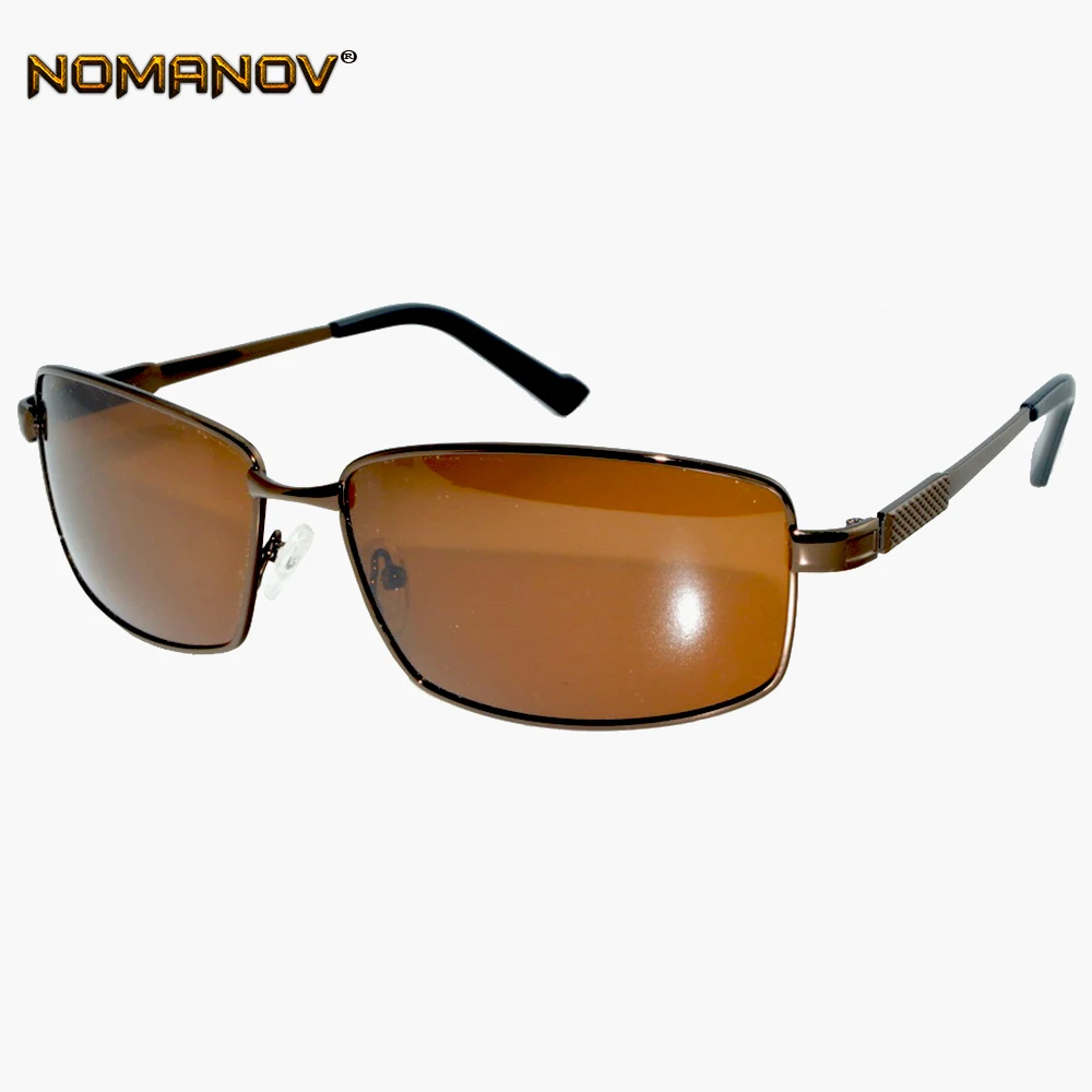 Oculos Masculino Nomanov = прямоугольные поляризационные солнцезащитные очки для близорукости под заказ, короткое зрение минус линзы по рецепту-от 1 до 6