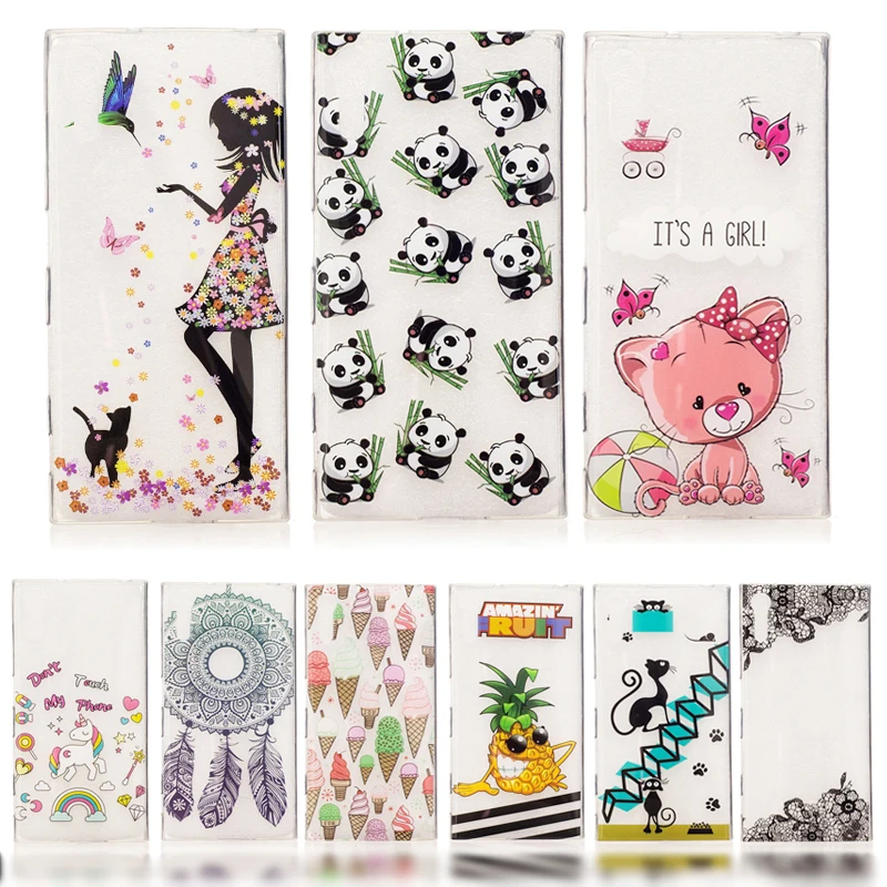 

For Sony Xperia XZ F8332 / XZS G8232 Case For Sony XZ Cute Soft Silicone TPU Cases Mobile Phone Protective Back Cover Coque