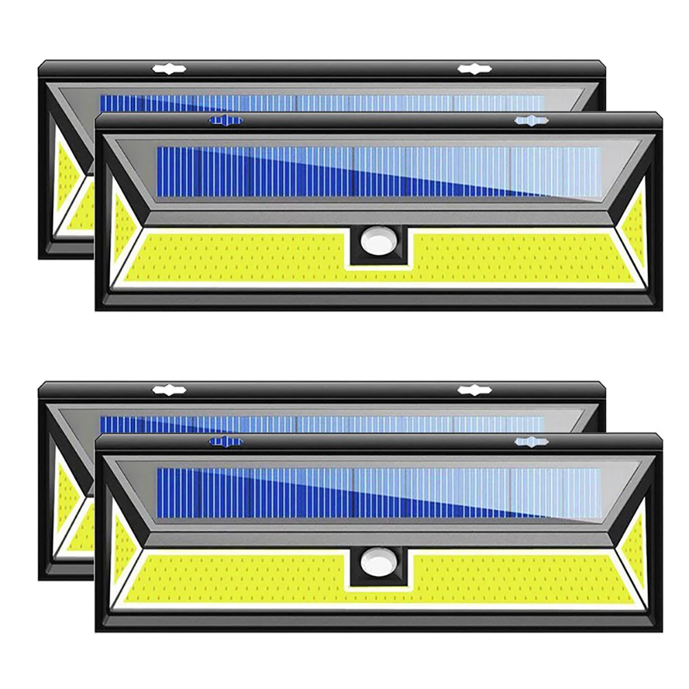 1/2/4 Pack Mpow XG888 180 LEDS Solar Light Motion Sensor Wall Light IP65 Waterproof COD LED 3 Lighting Mode For Outdoor Garden