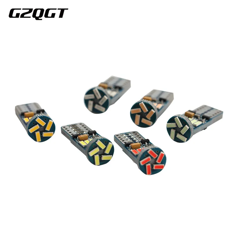 100 шт W5W T10 15SMD 4014 led canbus Нет Ошибка led T10 canbus W5W светодиодный Магистральный светильник двери лампа led универсальный чтения лампа