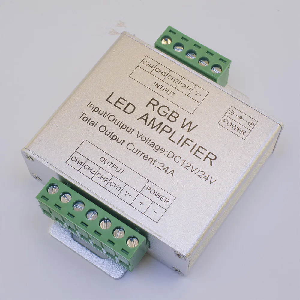 RGBW-Amplifier-LED-strip-RGB-Repeater-Controller-signal-transmission-DC-5V-12V-24V-12A-24A-30A_