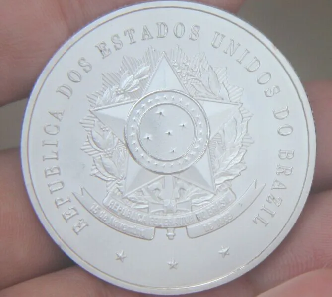 40 мм Libertad Liberty сувенирная монета Бразилии the great seal Южная Америка|Значки| |