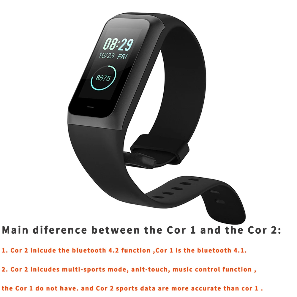 HUAMI Amazfit Band 2 Smartwatch ips сенсорный экран браслет монитор сердечного ритма Смарт-часы 50 м Водонепроницаемый фитнес-трекер F2