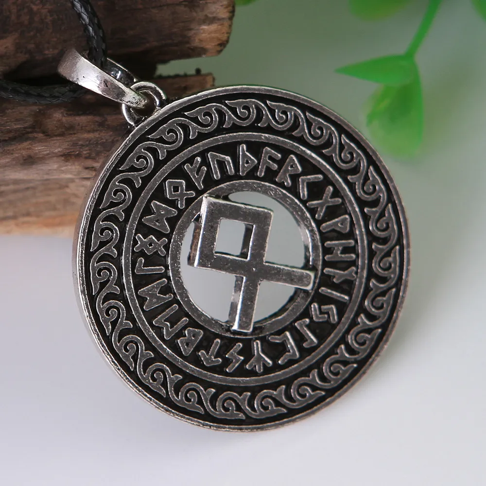 Викинги отала рун в Руне круглый кулон Прямая поставка|viking runes|viking vikingviking rune pendants |