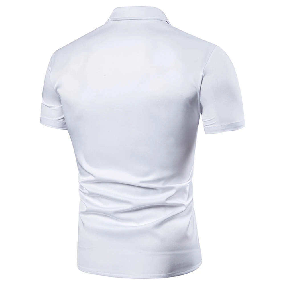 ZYFG free men t-shirt short-sleeved turn-down collar t-shirts solid color elastic rope decorative tops menswear ZYFG free men t-shirt short-sleeved turn-down collar t-shirts solid color elastic rope decorative tops menswear