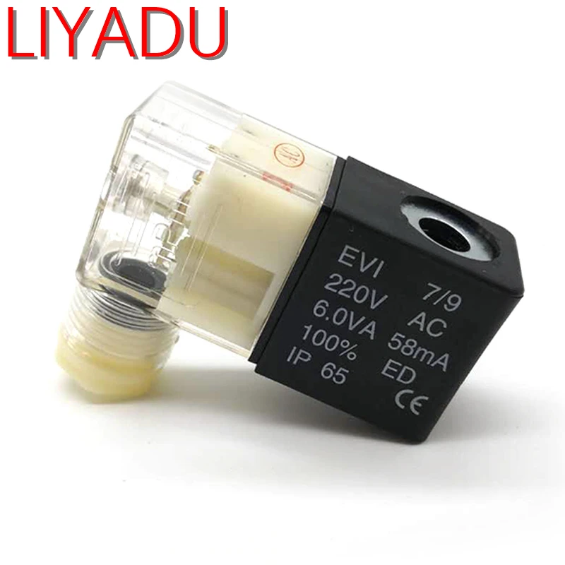 Electric Pneumatic Air Solenoid Valve Coil 220V 110V 24V 12V 36V Pneumatic Valve Controller Coil For 4V210 4V210-08 4V310-10 Electric Pneumatic Air Solenoid Valve Coil 220V 110V 24V 12V 36V Pneumatic Valve Controller Coil For 4V210 4V210-08 4V310-10