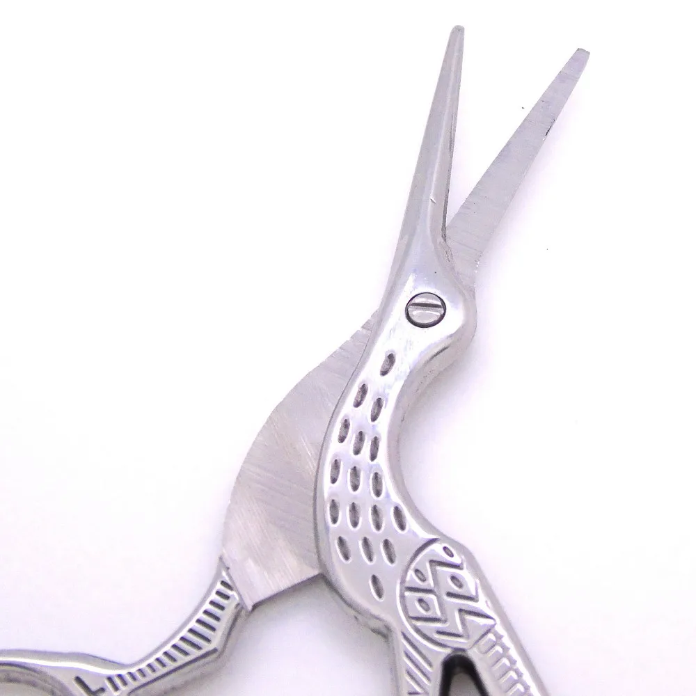 Vintage Stork Bird Style Sewing Scissors Carbon Steel TailorSewing