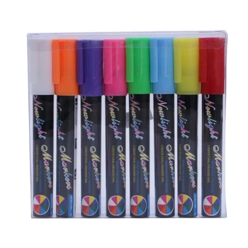 

Chalk Markers Chalkboard Erasable Dustless Water-Based Non-Toxic Liquid Pens Set