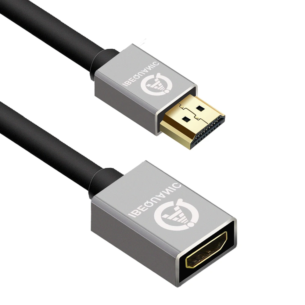 HDMI кабель удлинитель 0,5 м 1 м 2 м 3 м штекер к женскому удлинителю поддержка 4 к 3D HDR для ПК ноутбука Xbox PS3/4 настенный HDTV и т. Д