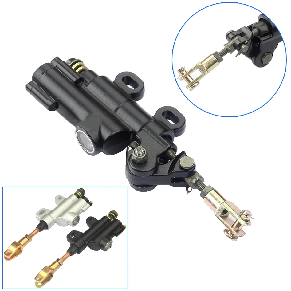 Motorcycle Rear Brake Foot Hydraulic Brake Pump For Suzuki Kawasaki Honda Yamaha Refit Rear Brake Master Cylinder Pump Foldable