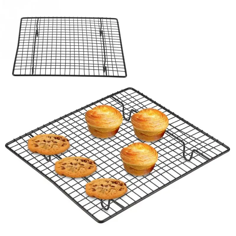 Kitchen Nonstick Baking Cooling Rack Stainless Steel Cooling Grid Baking Tray For Biscuit Cookie Pie Bread Cake Baking Rack Kitchen Nonstick Baking Cooling Rack Stainless Steel Cooling Grid Baking Tray For Biscuit Cookie Pie Bread Cake Baking Rack