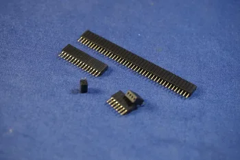 

100 pcs 4.6 mm Height 1.27 mm Receptacle Socket Female PCB Header 2 3 4 5 6 7 8 9 10 11 12 13 14 15 16 20 40 50 Pin Through Hole