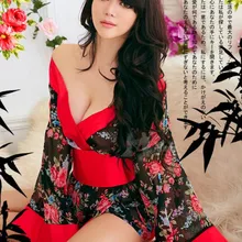 Сексуальное женское кимоно, японские ночные рубашки с цветочным принтом сакуры, Короткие банные халаты, пижамы, японские спа халаты, сексуальные костюмы