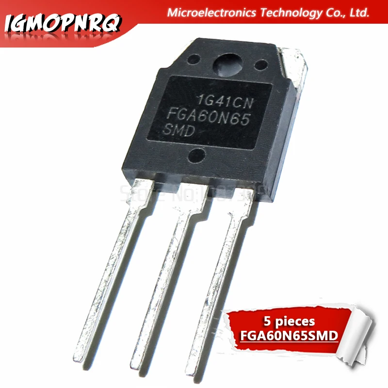 5 шт. FGA60N65SMD TO-3P FGA60N65 TO-247 60N65 TO3P | Электронные компоненты и принадлежности
