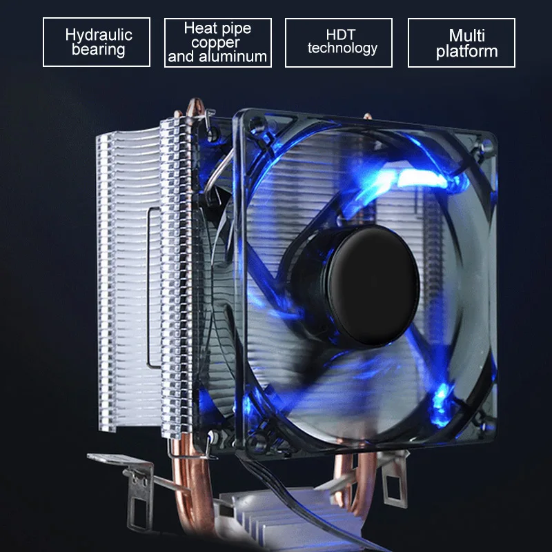 

Universal CPU Radiator Home AM2/AM2+ CPU Fan Internet Bar Durable CPU Cooler Desktop for for Intel&AMD