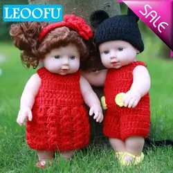LEOOFU 30 см 12 дюймов моделирования мягкие игрушки куклы силиконовые реалистичные кукла реборн детей, чтобы купаться для детей развивающие