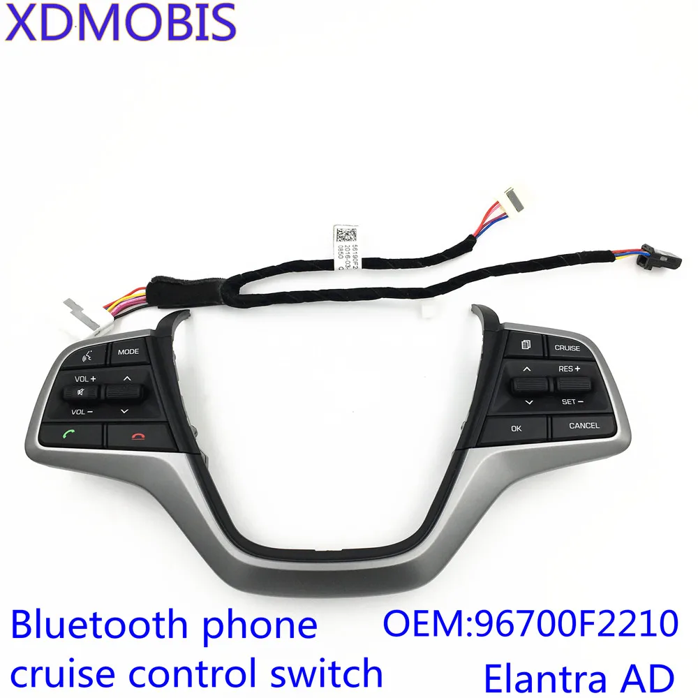 Кнопки управления круиз контролем для Hyundai Elantra 2016 кнопки громкостью канала Bluetooth