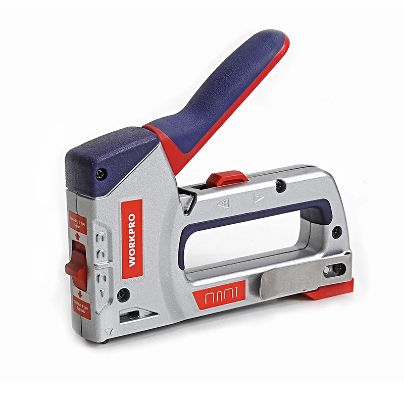 Workpro 4 IN 1 Riveter Gun Hand Riveter Heavy Duty Staple Gun Nail Staple Gun for Wood