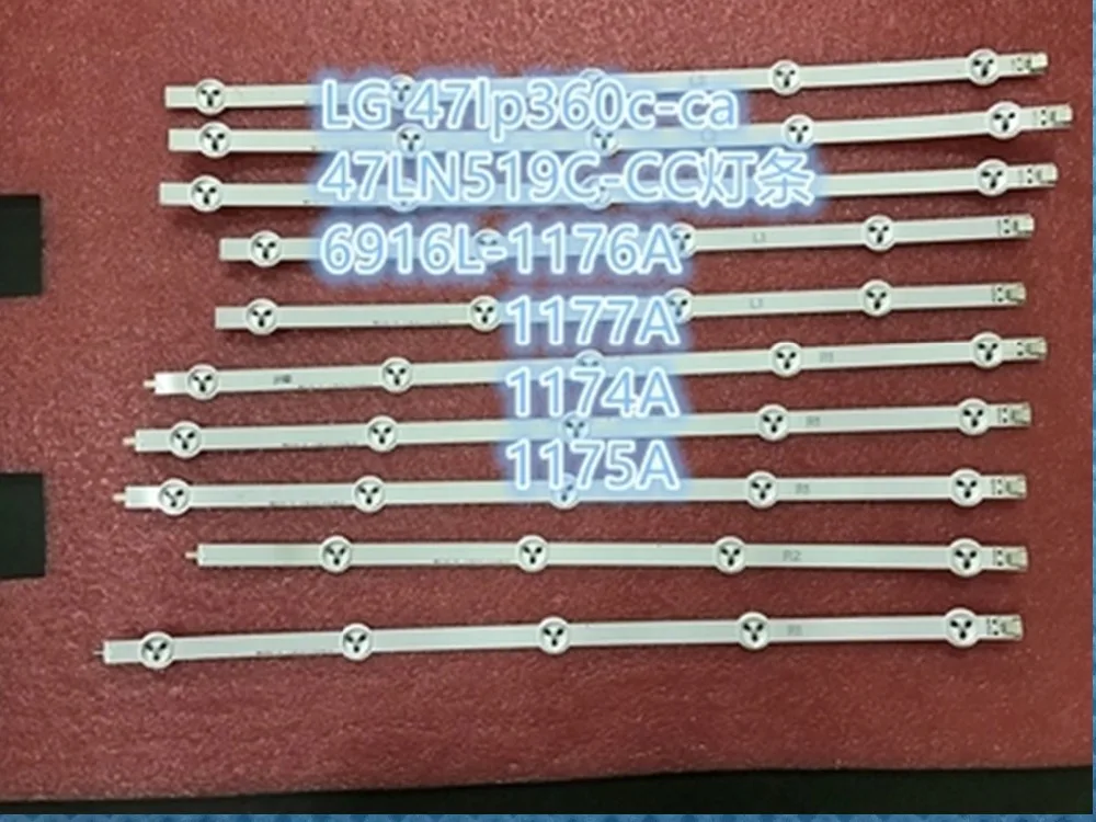 free shippin 4piece/lot original LED Backlight Strip Bar for LG LC470DUE 6916L-1174A/1175A/1176A/1177A | Лампы и освещение
