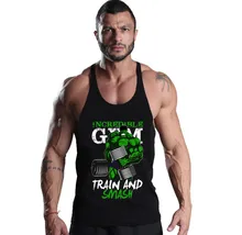 2017 Gyms Clothing Men tank top Bodybuilding Hulk Fitness Men gyms Tank Top Brand-clothing Men O-Neck Cotton vest men tank Top