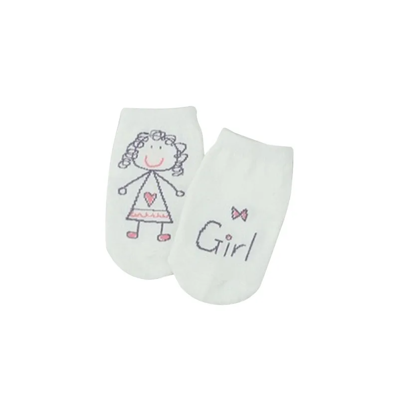 Носки-тапочки для маленьких мальчиков и девочек от 2 до 4 лет хлопковые носки с противоскользящим клеевым рисунком, безопасные и удобные - Цвет: SM233A14 A2