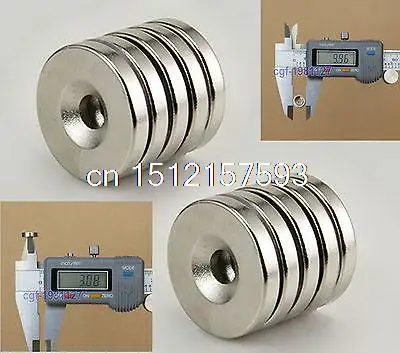 

25pcs N50 Strong Ring Magnet 10X2.7mm Countersunk Hole:3mm Rare Earth Neodymium