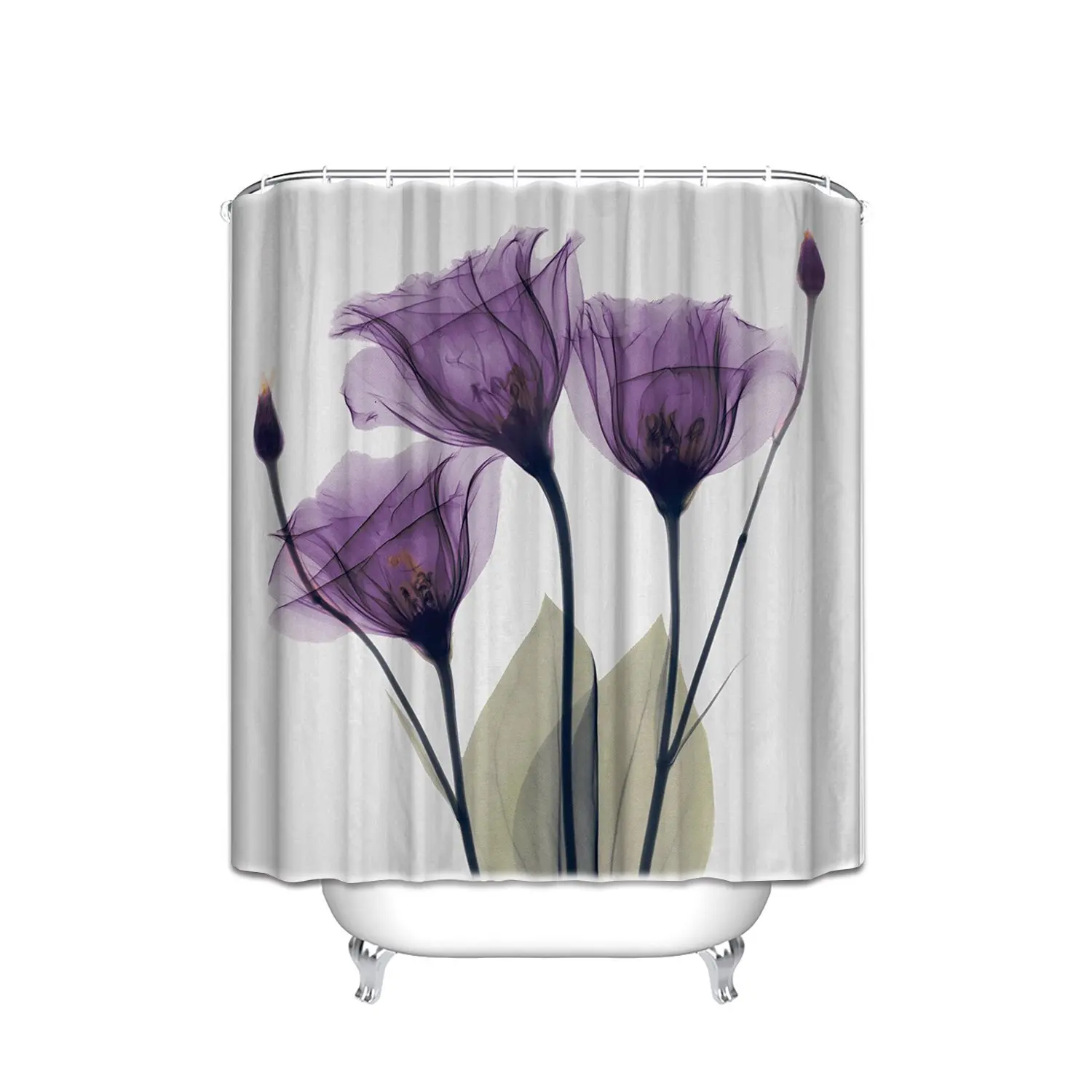 Home Decor "Lavender Hope" Waterproof Fabric Bathroom Shower Curtain 72