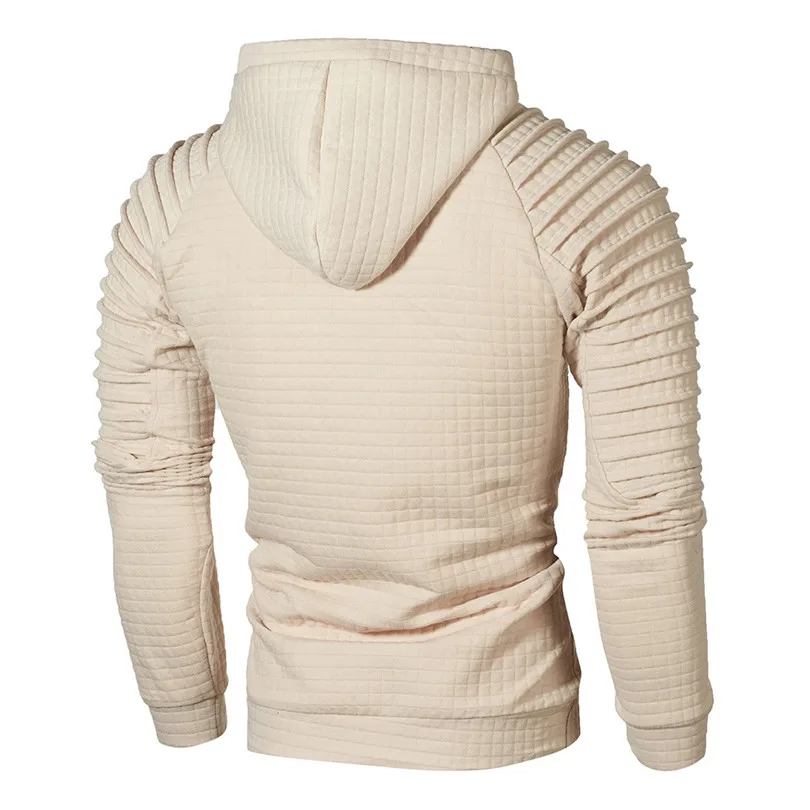  New Fashion Men's Autumn Winter Long Sleeve Plaid Hoodie Hooded Sweatshirt Top Tee Outwear Blouse Sweatshirt Outwear #4F04 (7)